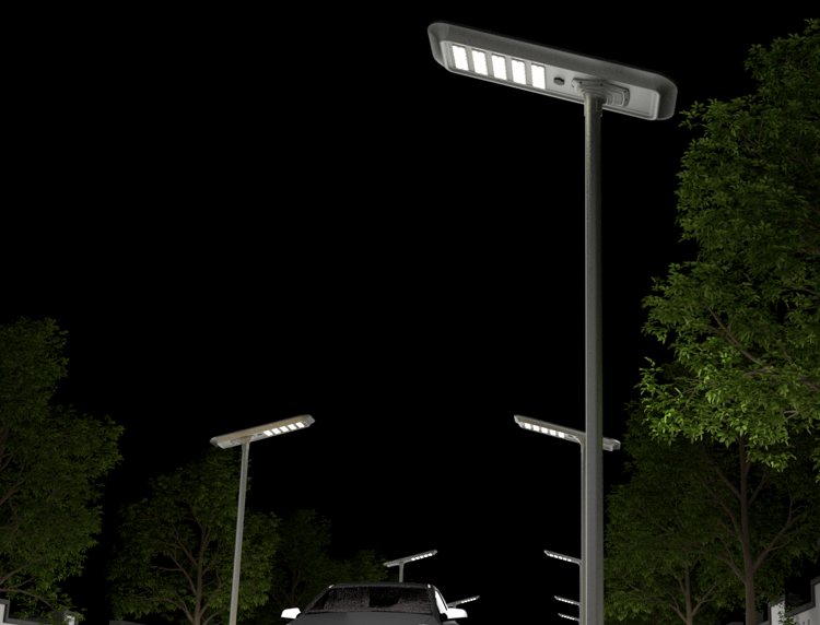 125w all in one solar street light