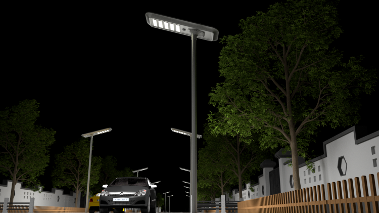 40w all in one solar street light