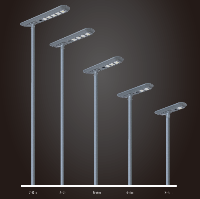80w all in one solar street light