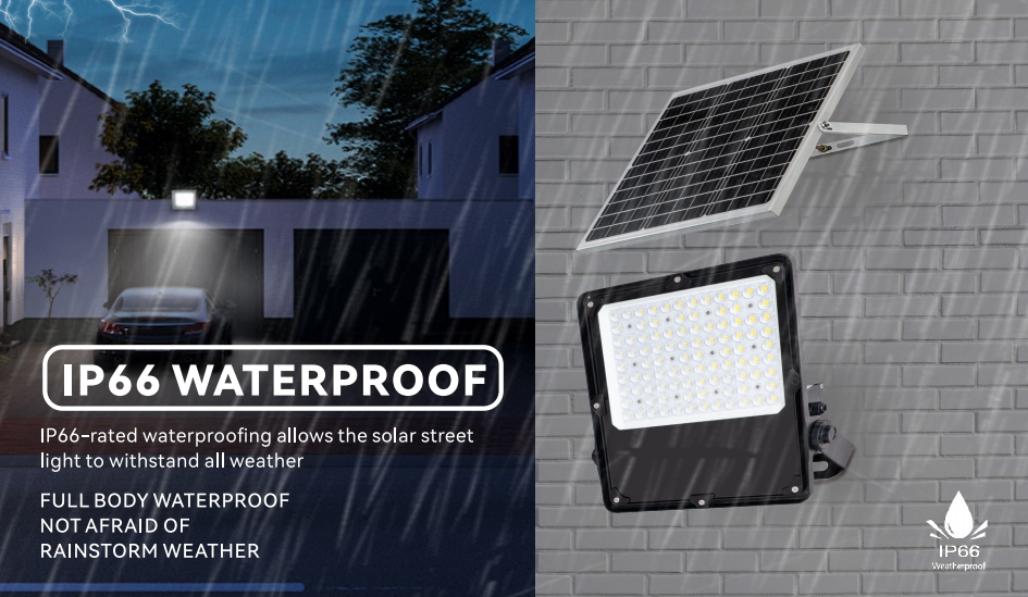 30w solar flood light