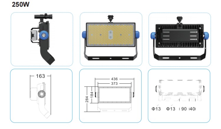 250w High power led sports light