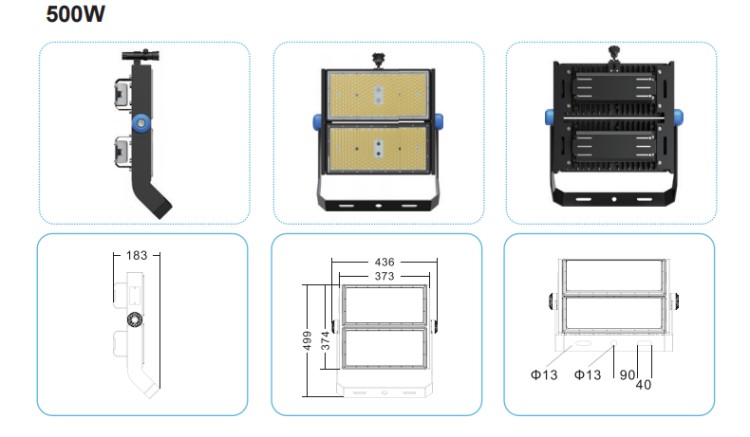 500w High power led sports light